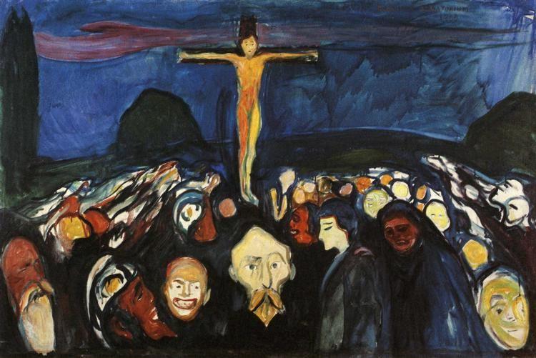 Edvard Munch. Golgotha.