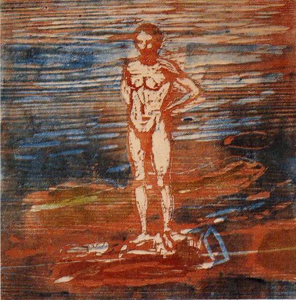 Edvard Munch. Man Bathing.