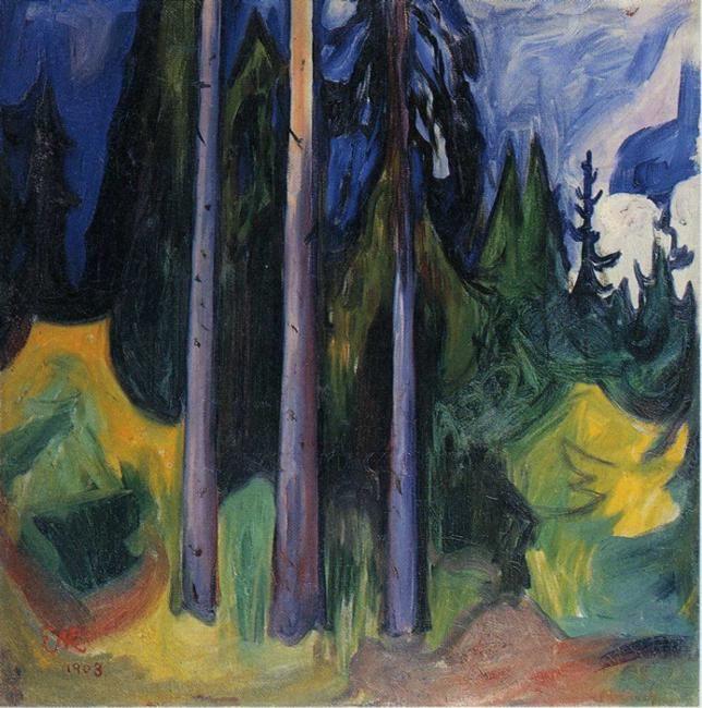 Edvard Munch. Forest.