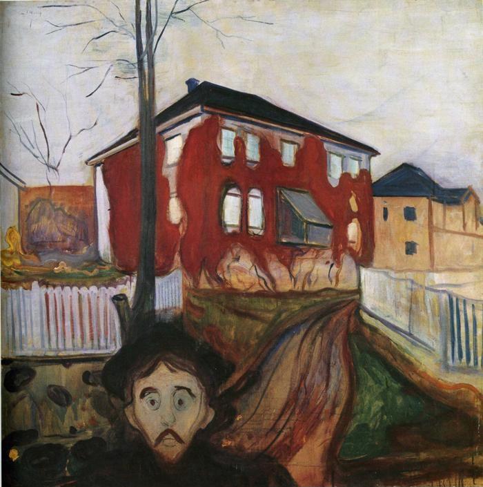 Edvard Munch. Red Virginia Creeper.