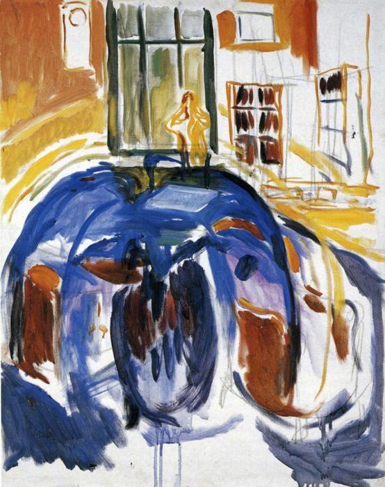 Edvard Munch. Self-Portrait During  Eye Disease II.