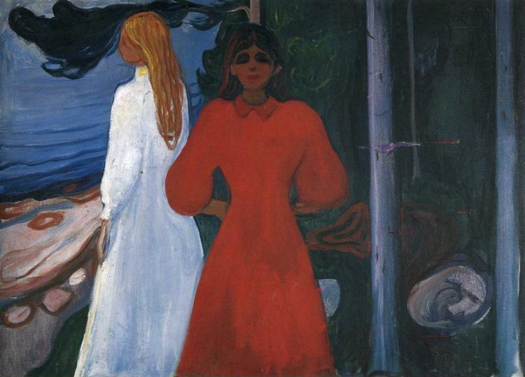 Edvard Munch. Red and White.