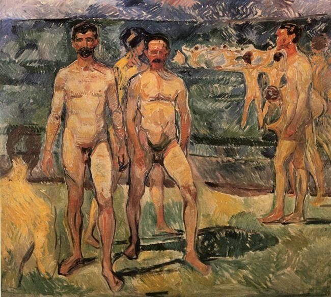 Edvard Munch. Bathing Men.