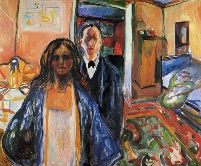 Edvard Munch. The Artist and His Model.