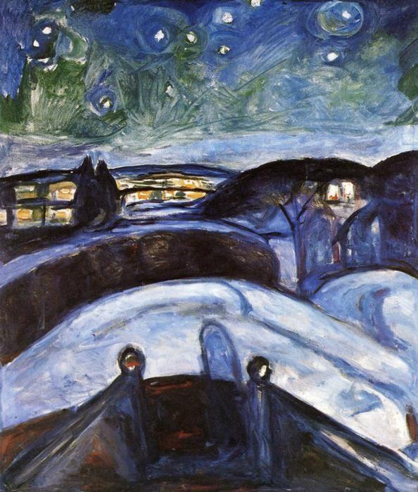 Edvard Munch. Starry Night.