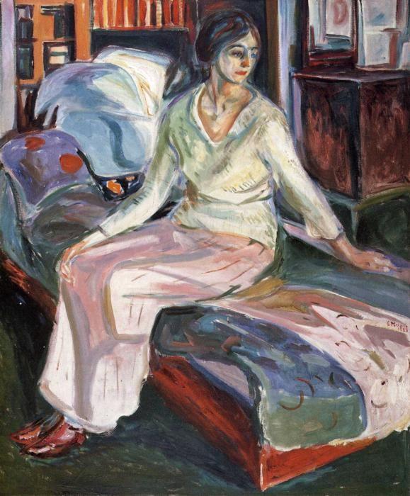 Edvard Munch. Model on the Couch.