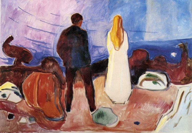 Edvard Munch. The Lonely Ones.