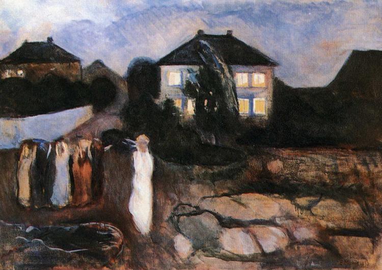 Edvard Munch. Stormy Night.