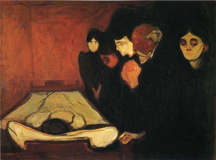 Edvard Munch. The Death Bed.