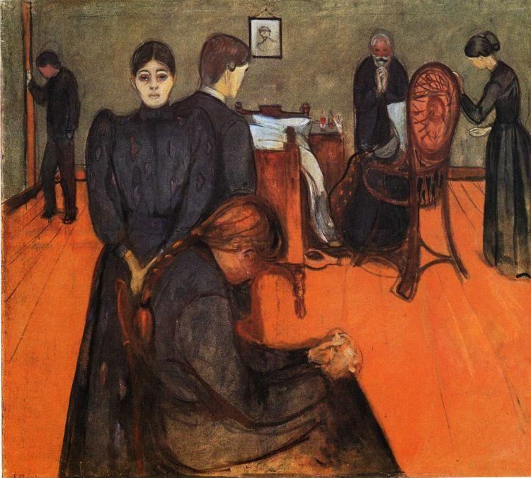 Edvard Munch. Death in the Sick Chamber.