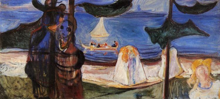 Edvard Munch. Summer Day (from the Linde
 Frieze).