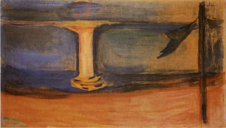 Edvard Munch. Asgardstrand (from the Reinhardt  Frieze).