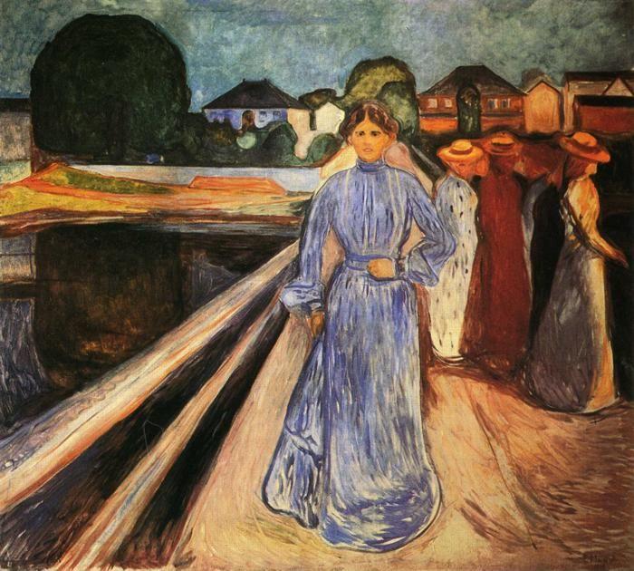 Edvard Munch. Women on the Bridge.