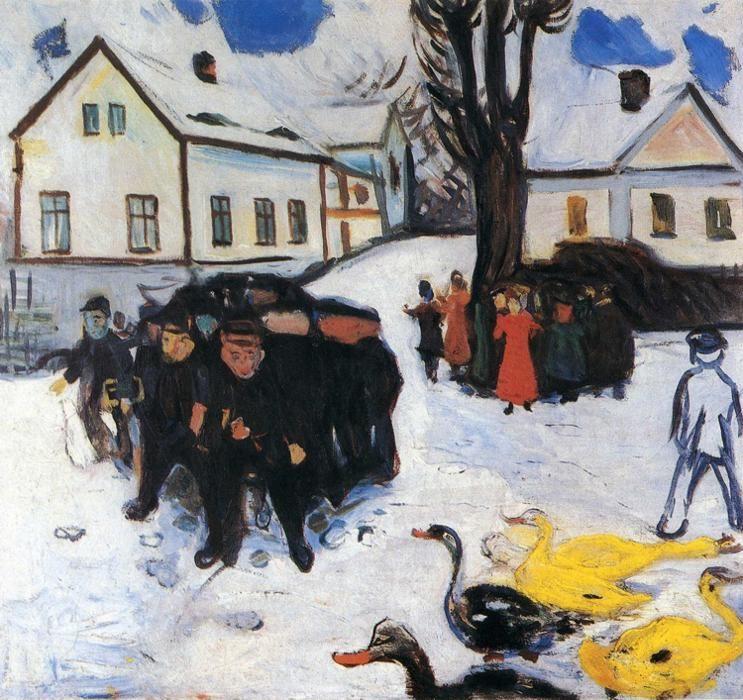 Edvard Munch. The Village Street.