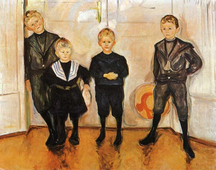 Edvard Munch. The Four Sons of Dr. Linde.