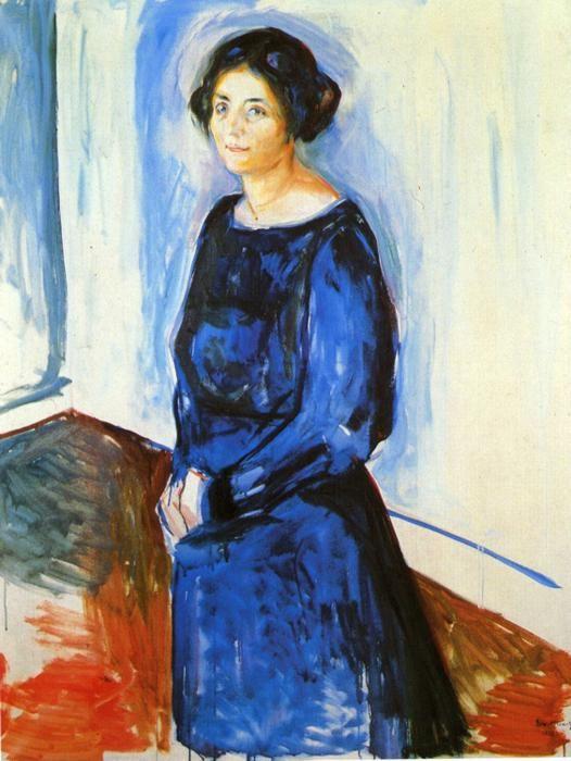 Edvard Munch. Woman in Blue (Frau Barth).