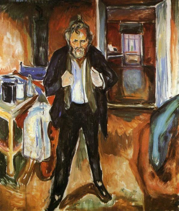 Edvard Munch. Self-Portrait (in distress).