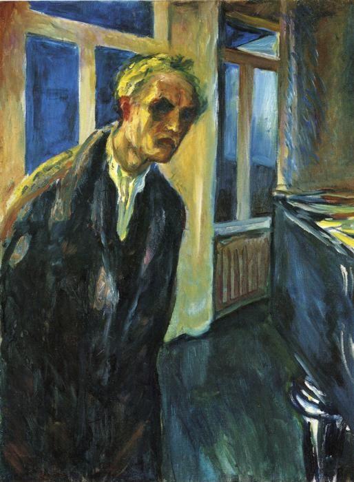 Edvard Munch. Self-Portrait. The Night Wanderer.