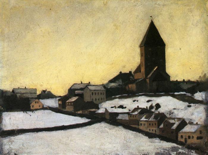 Edvard Munch. Old Aker Church.