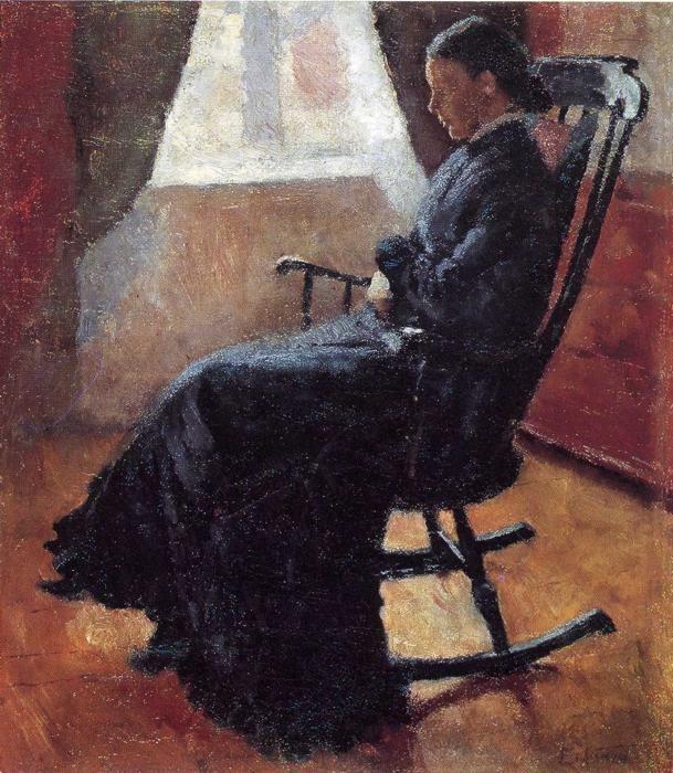 Edvard Munch. Aunt Karen in the Rocking Chair.