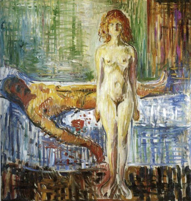 Edvard Munch. Death of Marat II.