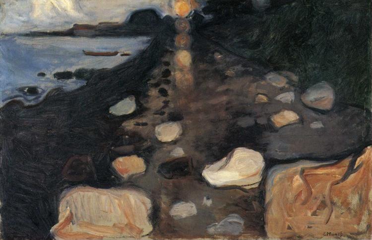 Edvard Munch. Moonlight on the Shore.