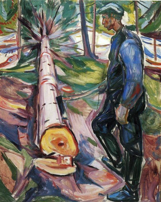 Edvard Munch. The Lumberjack.
