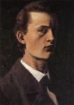 Edvard Munch. Self-Portrait.