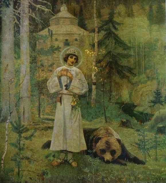 Mikhail Nesterov. Youth of Saint Sergiy Radonezhsky.