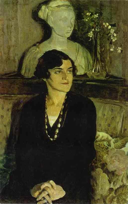 Mikhail Nesterov. Portrait of Elizaveta Tal.