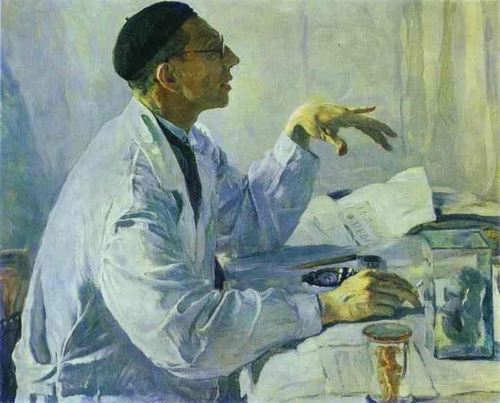 Mikhail Nesterov. Portrait of Sergey Yudin.
