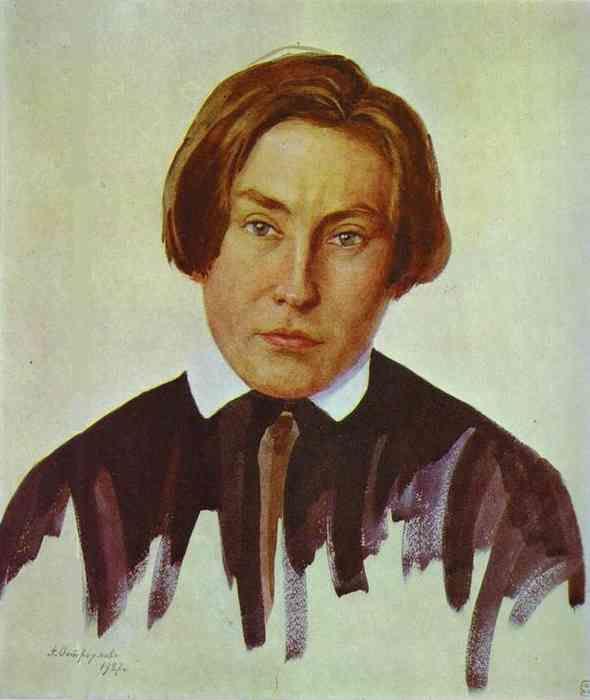 Anna Ostroumova-Lebedeva. Portrait of N.N. Yevreinova.