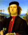 Pietro Perugino. Portrait of Francesco  delle Opere.