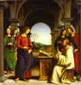 Pietro Perugino. The Vision of St.  Bernard.