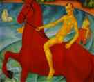 Kuzma Petrov-Vodkin. Bathing of a Red Horse.