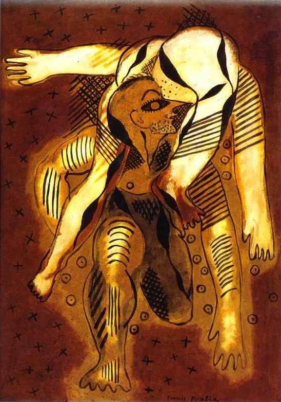 Francis Picabia. Les acrobates (Gymnastique  banale).