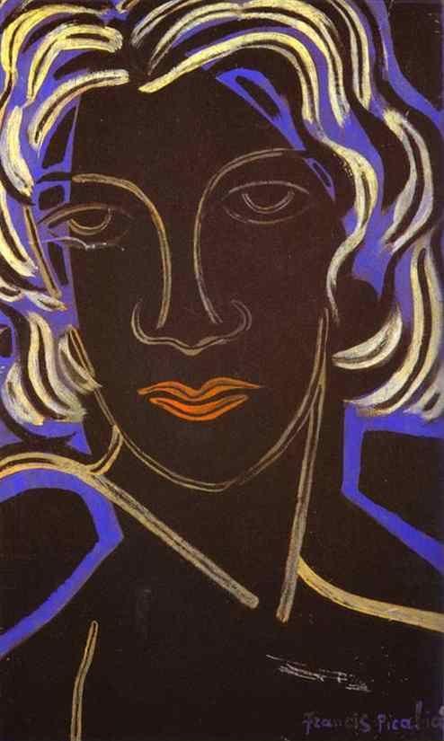 Francis Picabia. Face of a Woman/Visage de
 femme.