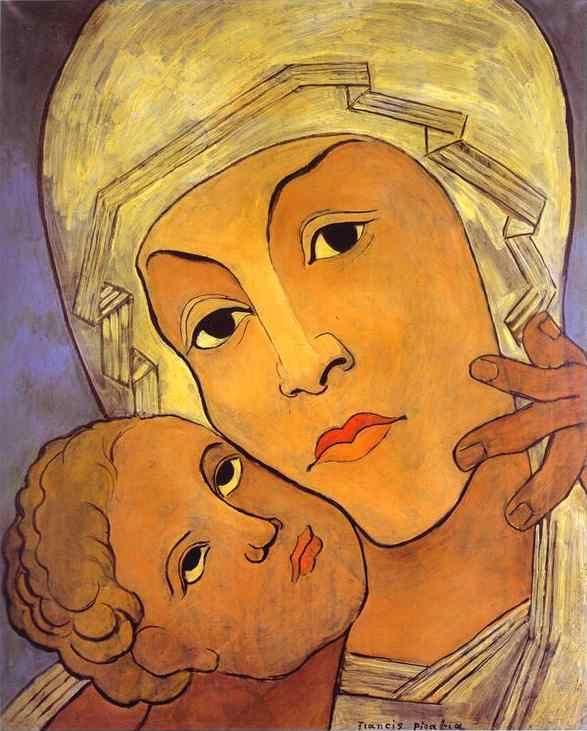 Francis Picabia. Virgin with Infant/Vierge
 à l'enfant.