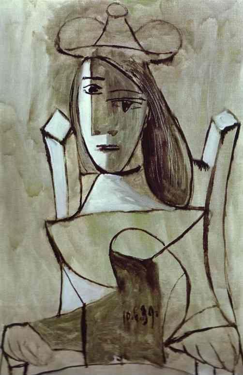 Pablo Picasso. Young Girl Struck by Sadness.