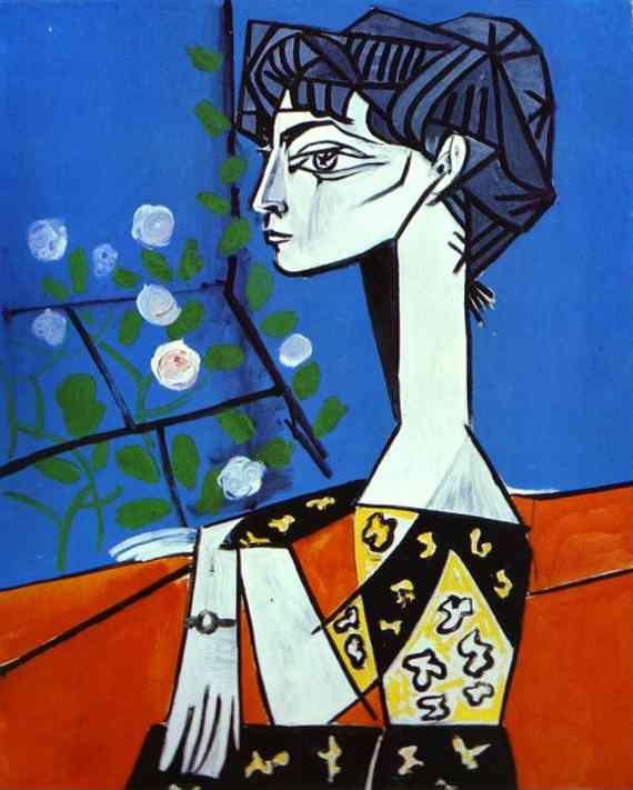 Pablo Picasso. Jacqueline with Flowers.