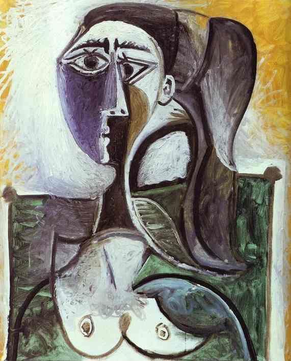 Pablo Picasso. Portrait of a Sitting Woman.