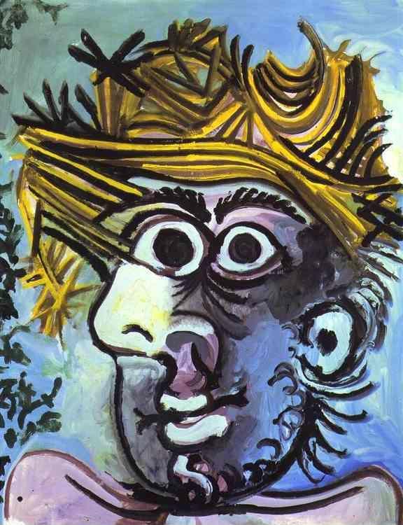 Pablo Picasso. Portrait of Man in a Hat.