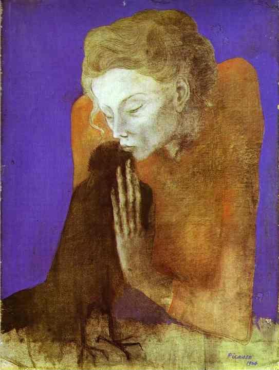Pablo Picasso. Woman with a Crow.
