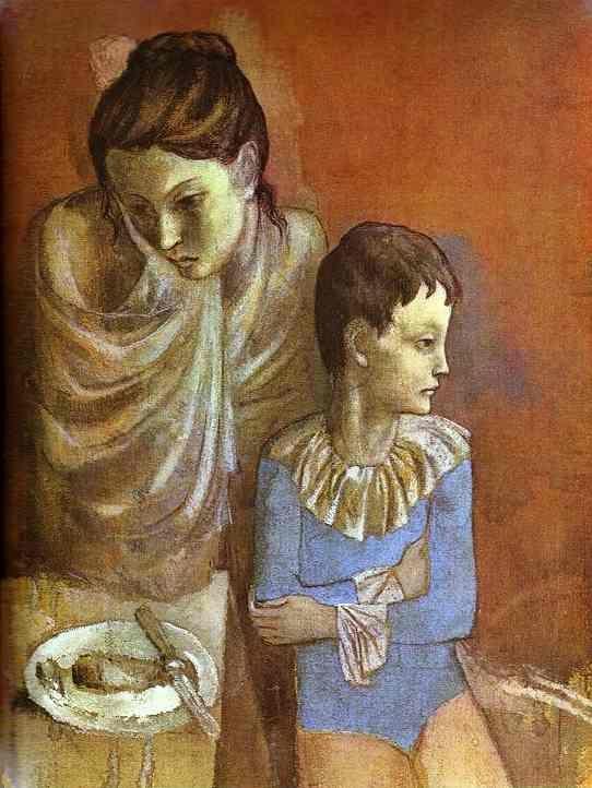 Pablo Picasso. Tumblers (Mother and Son).