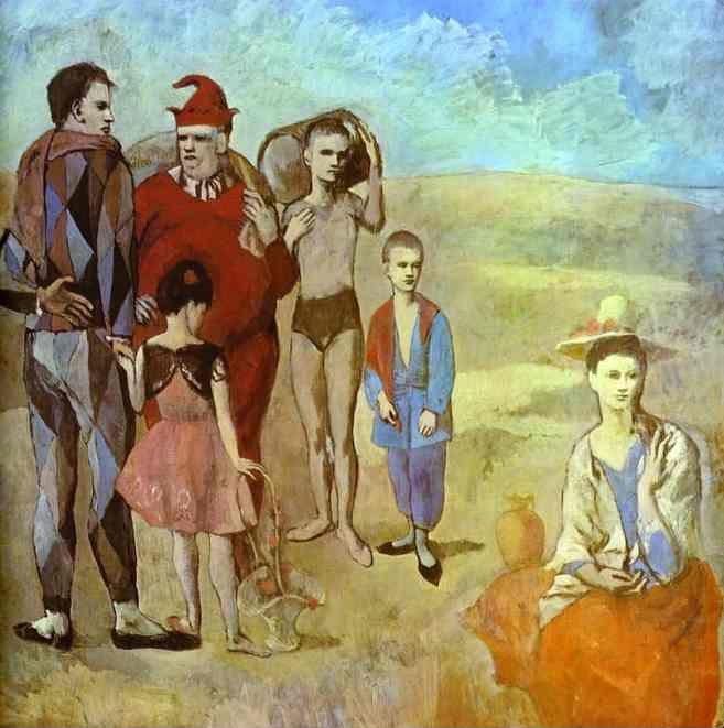 Pablo Picasso. The Family of Saltimbanques.