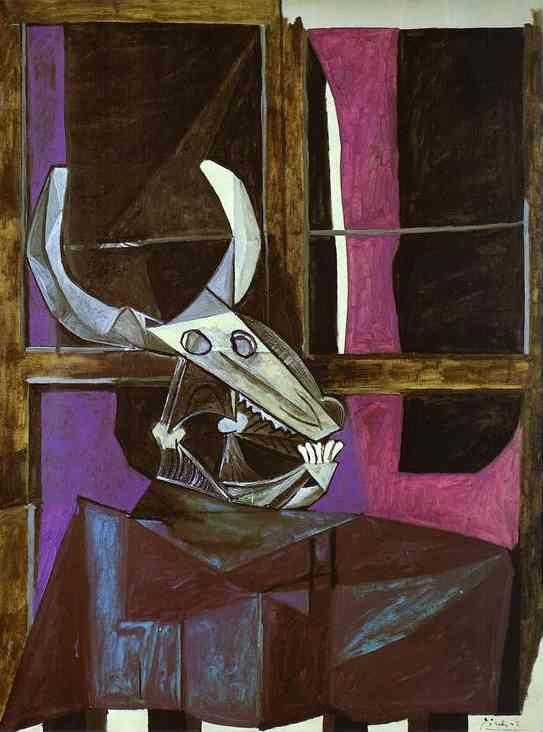 Pablo Picasso. Still Life with Steer's Skull.