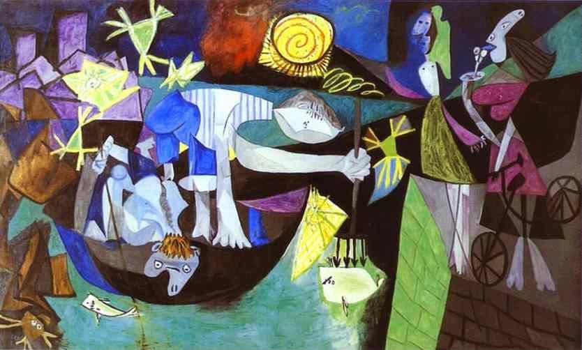 Pablo Picasso. Night Fishing at Antibes.