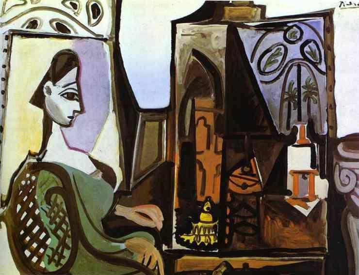 Pablo Picasso. Jacqueline in the Studio.