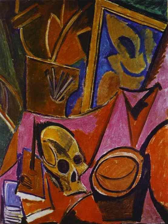 Pablo Picasso. Composition with a Skull.