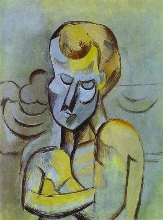 Pablo Picasso. Man with Arms Crossed.